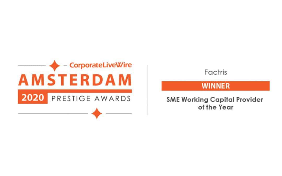 factris is the SME working capital provider of the year