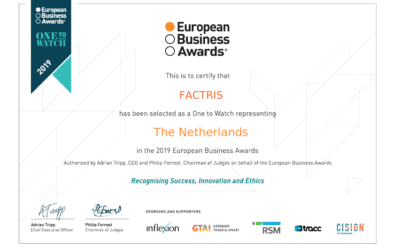 Factris named as one of One to Watch for EBA